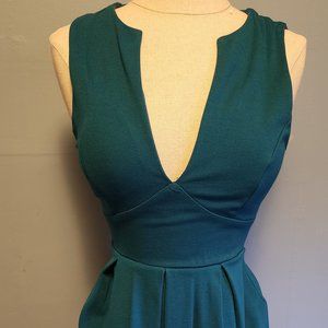 Blue short padded dress